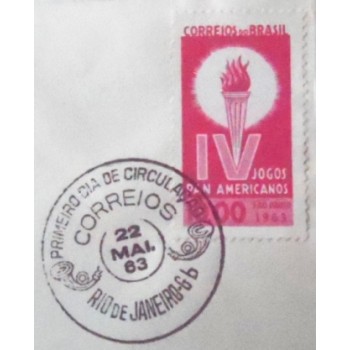 Envelope EPD 1963 IV Jogos Pan Americano - selo