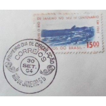 Envelope EPD 1964 Botafogo - selo