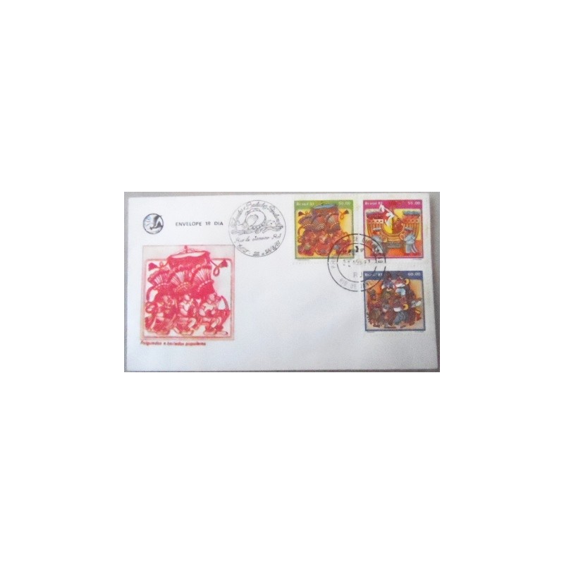 Envelope FDC de 1981 FDC nº229 Bailados Populares