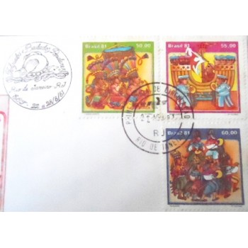 Envelope FDC de 1981 FDC nº229 Bailados Populares - selos