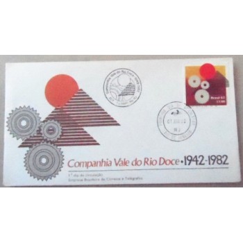 FDC Oficial nº 253 de 1982 Vale do Rio Doce