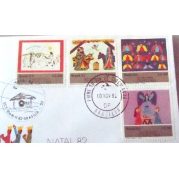 FDC Oficial nº 271 de 1982 Natal - selos
