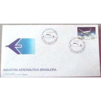 Envelope FDC Oficial de 1983 Embraer 13389