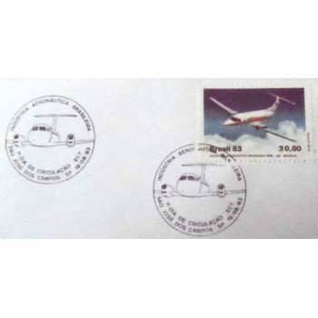 Envelope FDC Oficial de 1983 Embraer 13389 - selo