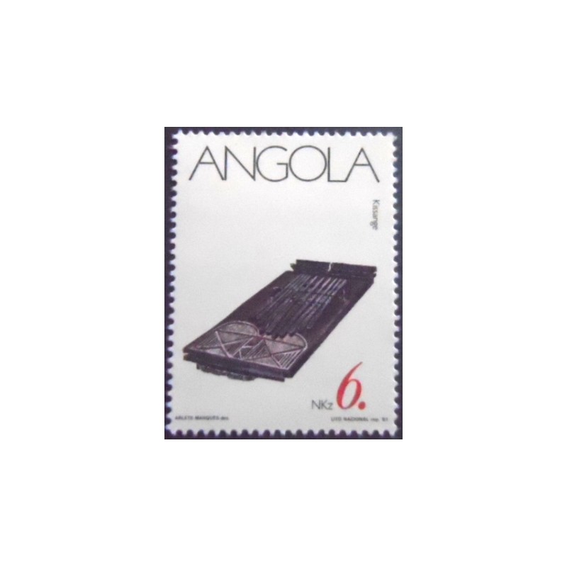 Selo postal de Angola de 1991 Kissange