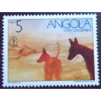 Selo postal da Angola de 1991 Kabir