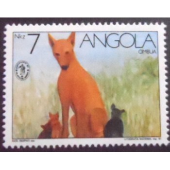 Selo postal da Angola de 1991 Ombua