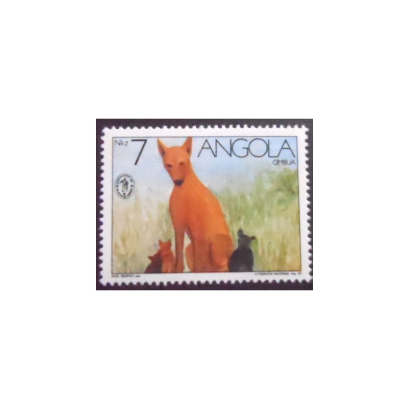 Selo postal da Angola de 1991 Ombua