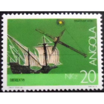 Selo postal da Angola de 1991 Nautical Instruments 20