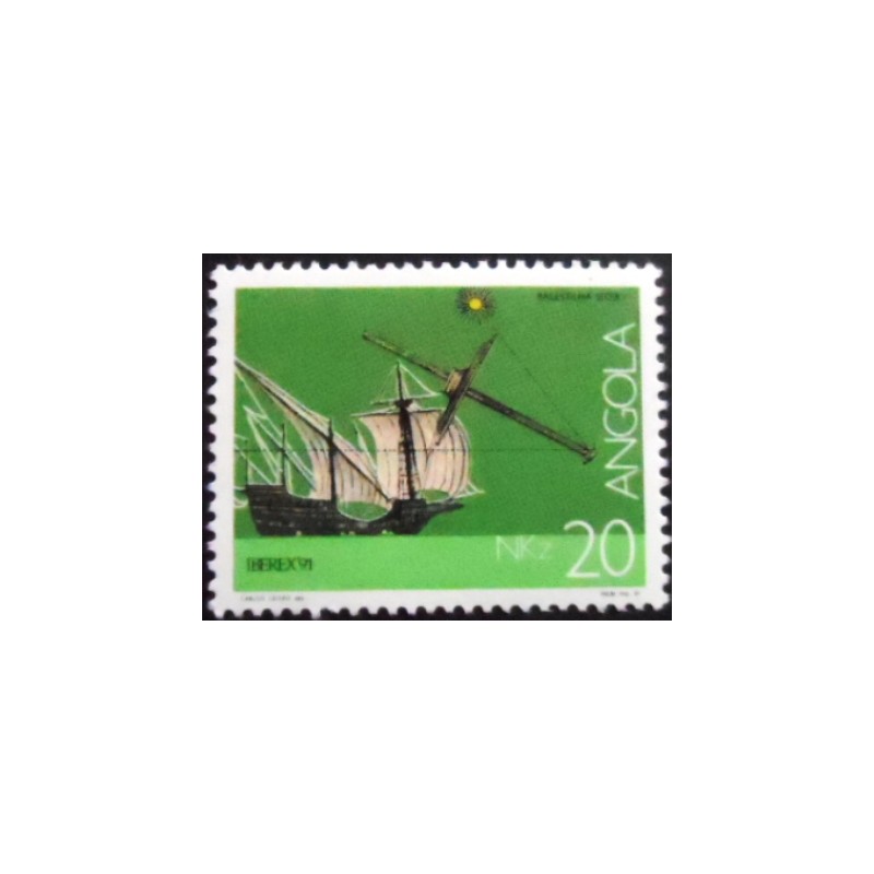 Selo postal da Angola de 1991 Nautical Instruments 20