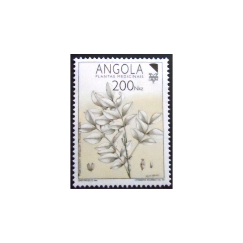 Selo postal da Angola de 1992 Medicinal Plants 200