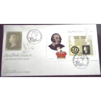 FDC Oficial nº 500 de 1990 Penny Black 19737