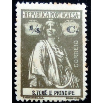 Selo postal de S.Tomé E Príncipe de 1914 Ceres ½ C