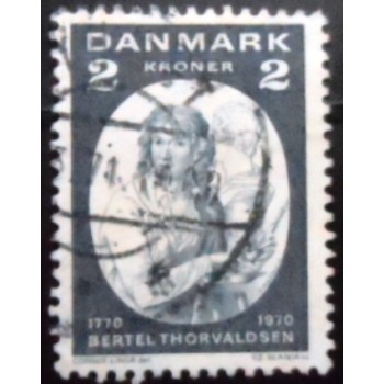 Selo postal da Dinamarca de 1970 Bertel Thórvaldsen