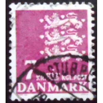 Selo postal da Dinamarca de 1978 Coat of arms 7