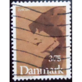 Selo postal da Dinamarca de 1996 Karen Blixen
