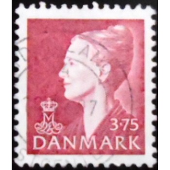 Selo postal da Dinamarca de 1997 Queen Margrethe II