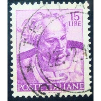 Imagem similar á do selo postal da Itália de 1961 Head of the prophet Joel U