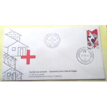 FDC Oficial nº 205 de 1980 Mal de Chagas 205