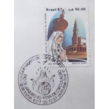 FDC Oficial nº 436 de 1987 N. Sra. de Fátima 35781