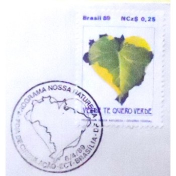 FDC Oficial nº 436 de 1989 Nossa Natureza 9591