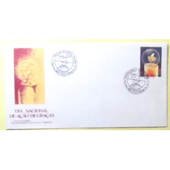 FDC Oficial nº 486 de 1989 Ação de Graças