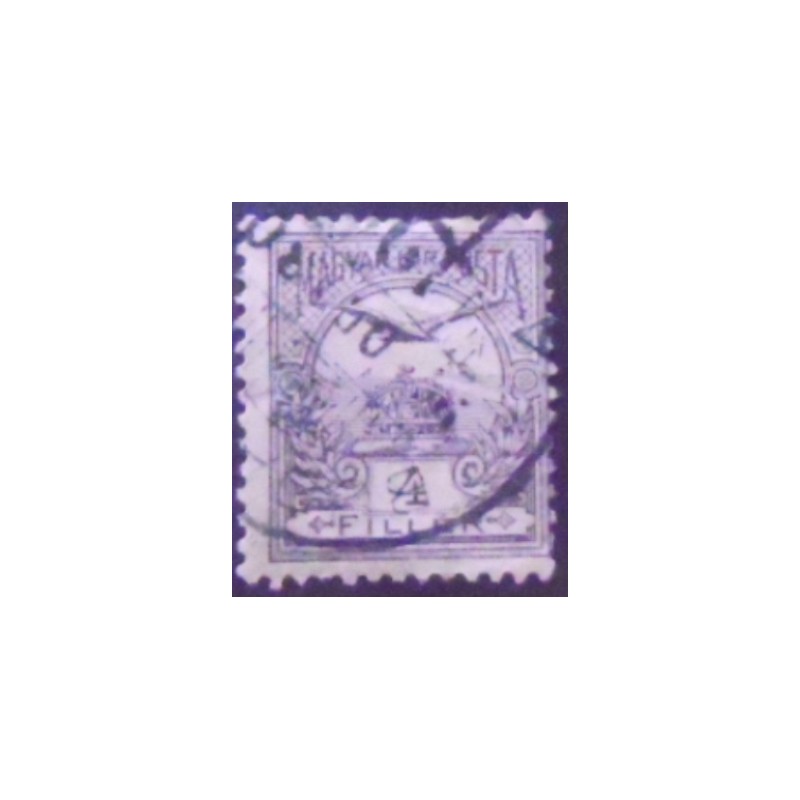 Selo postal da Hungria de 1900 Mythical Bird Turul 4