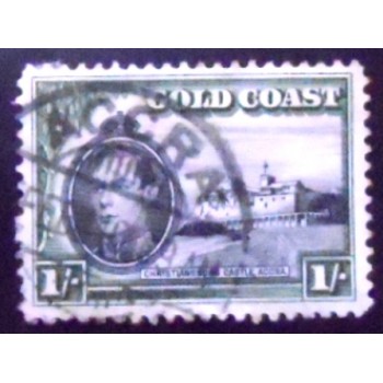 Selo postal da Costa do Ouro de 1938 King George VI