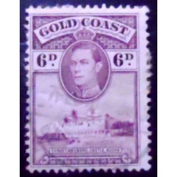 Selo postal da Costa do Ouro de 1938 King George VI