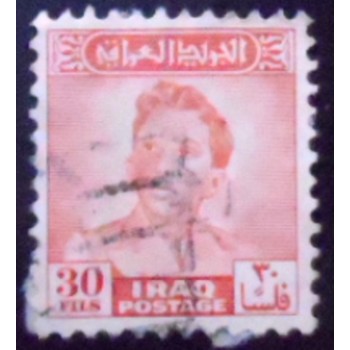 Selo postal do Iraque de 1948 King Faisal II 30
