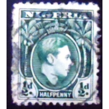 Selo postal da Nigéria de 1938 King George VI