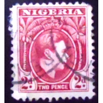 Selo postal da Nigéria de 1944 King George VI 2