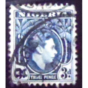 Selo postal da Nigéria de 1938 King George VI 3