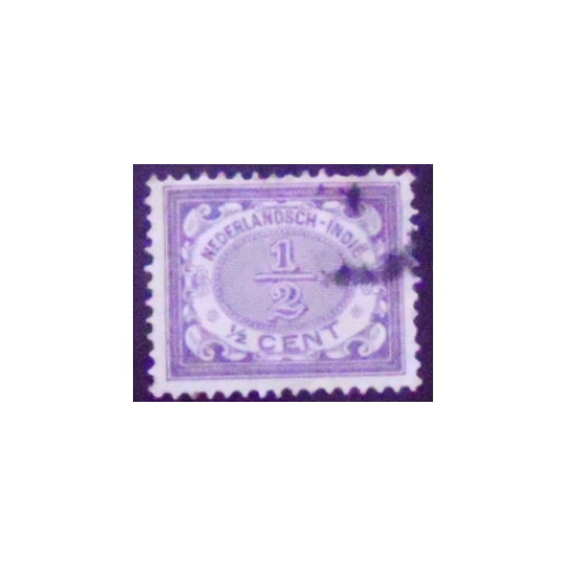 Selo postal das Índias Holandesas de 1902 Type Vurtheim