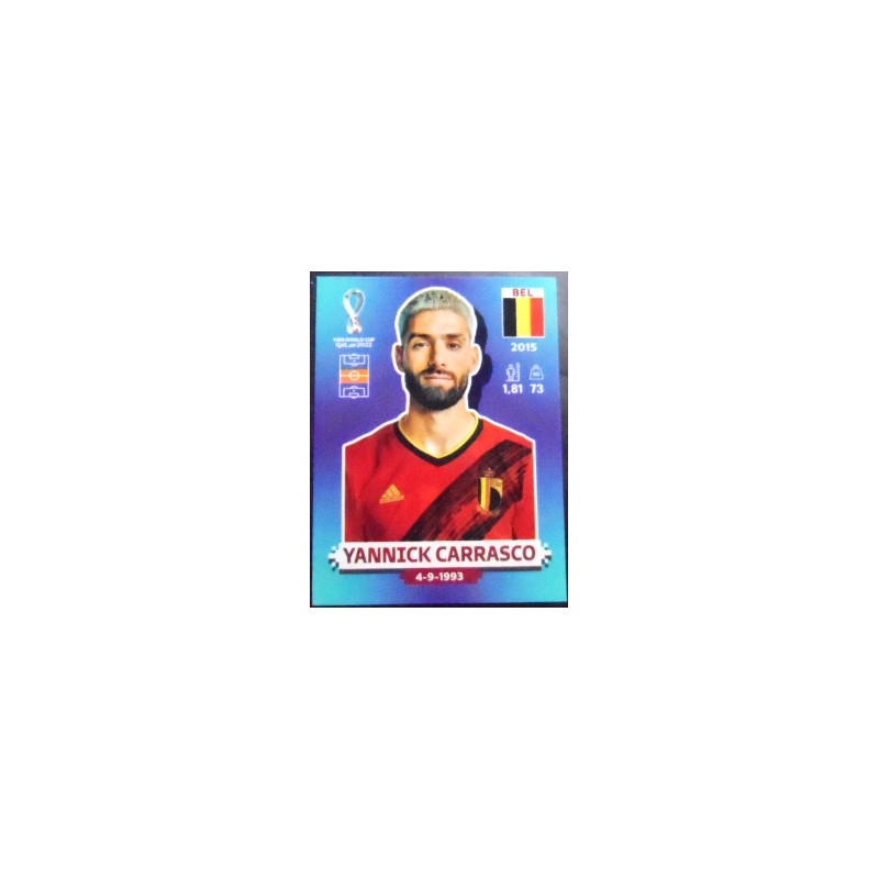 Figurinha FIFA 2022 Bélgica Yannick Carrasco