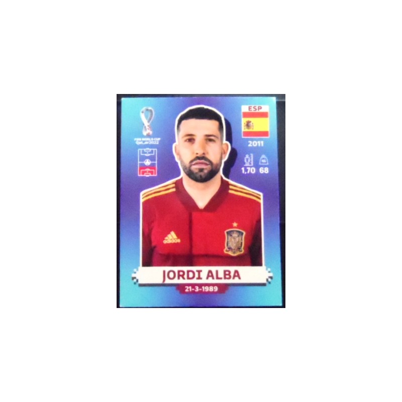 Figurinha FIFA 2022 Jordi Alba