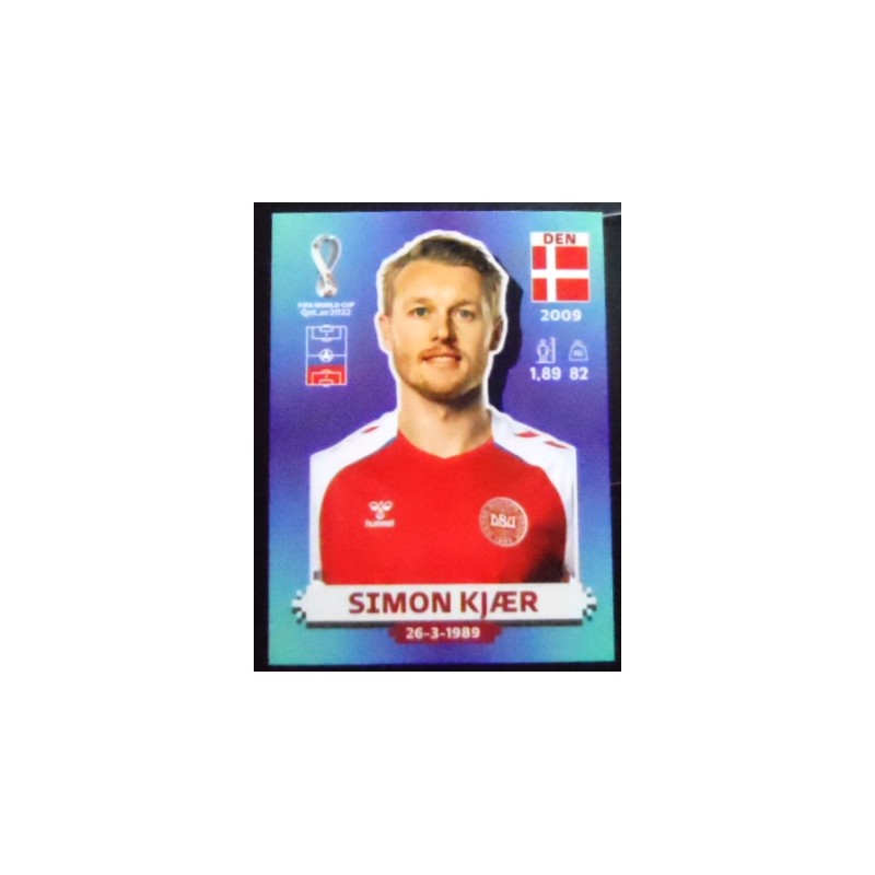 Figurinha FIFA 2022 Dinamarca Simon Kjaer