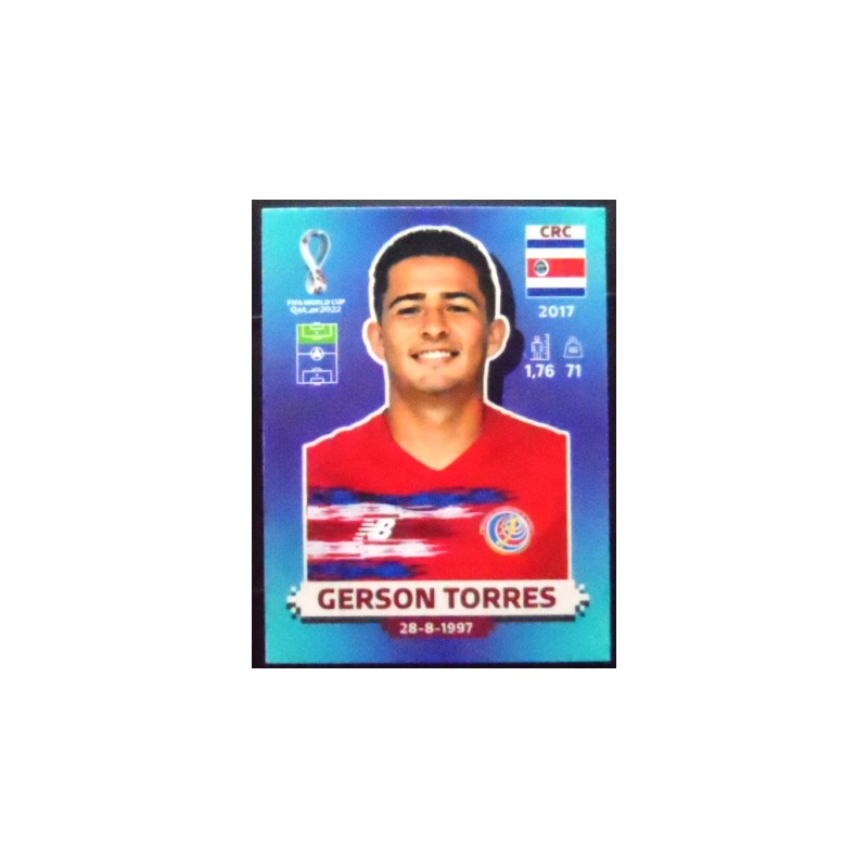 Figurinha FIFA 2022 Costa Rica Gerson Torres