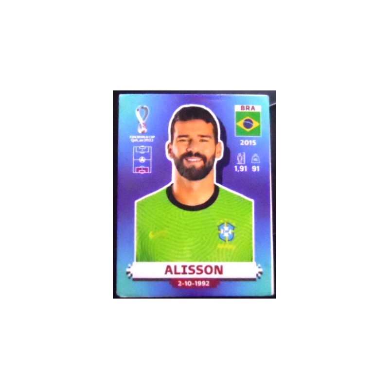 Figurinha FIFA 2022 Brasil Alisson