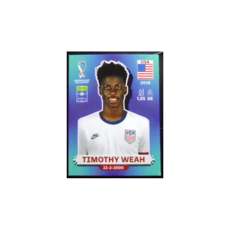 Figurinha FIFA 2022 Timothy Weah