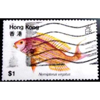 Selo postal de Hong Kong de 1981 Golden Threadfin Bream