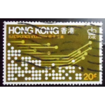 Selo postal de Hong Kong de 1979 Electronics