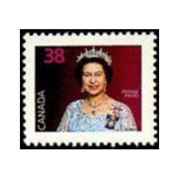 Selo postal do Canadá de 1988 Queen Elizabeth II 38
