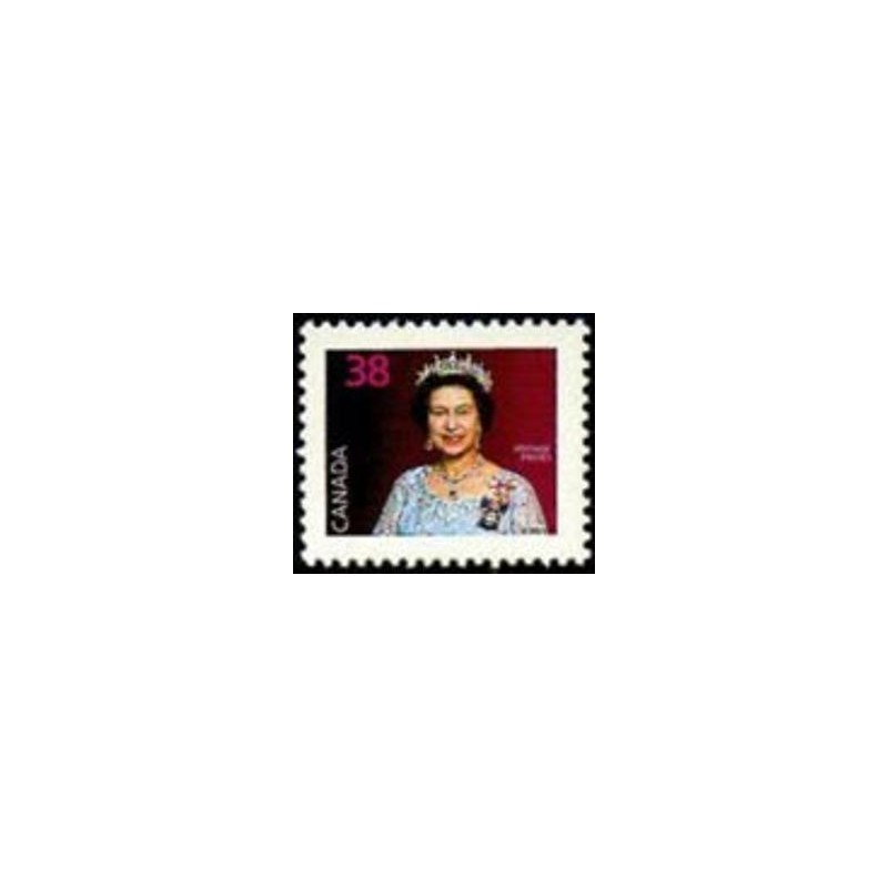 Selo postal do Canadá de 1988 Queen Elizabeth II 38