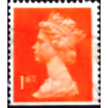 Selo postal do Reino Unido de 1990 Queen Elizabeth II Decimal Machin ADu