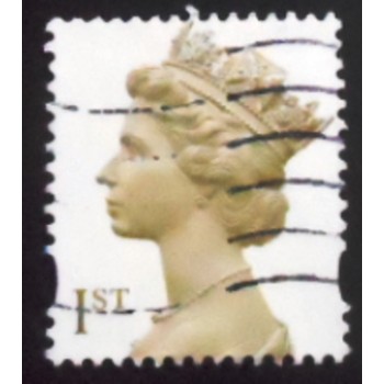 Selo postal do Reino Unido de 2000 Queen Elizabeth II Millennium Machin