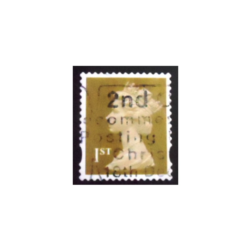 Selo postal do Reino Unido de 1997 Queen Elizabeth II Decimal Machin