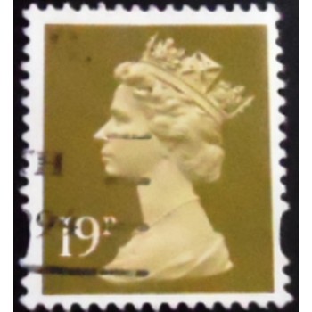 Selo postal do Reino Unido de 2000 Queen Elizabeth II Decimal Machin 19