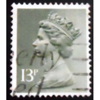 Selo postal do Reino Unido de 1979 Queen Elizabeth II 13 Decimal Machin