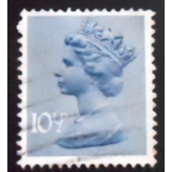 Selo postal do Reino Unido de 1978 Queen Elizabeth II 10½p Decimal Machin